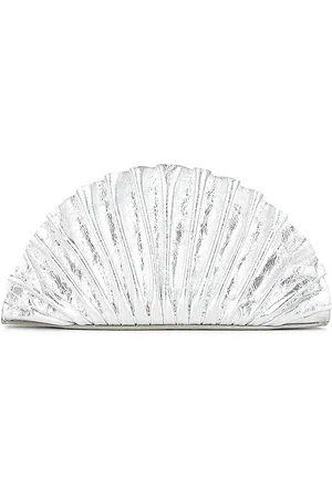 Cult Gaia Nala Mini Clutch in Metallic .