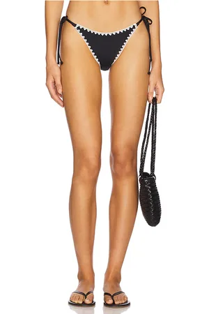 L*Space X Rails Zahra Bikini Bottom in Black. - size L (also in M, S, XL, XS)