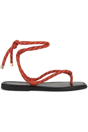 VERONICA BEARD Carmina Cord Sandal in Red. - size 5 (also in 6, 7, 8, 9)