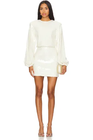 ROTATE Sequins Dress in Ivory. - size 34 (also in 32)