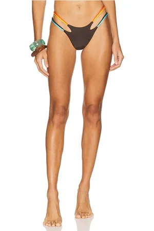 Indah Luna Skimpy Bikini Bottom in Brown. - size S (also in XS)