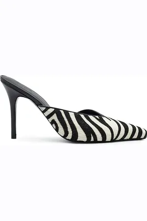 Gia Borghini X Helsa Boss Mule in Black,White. - size 36 (also in 37, 38, 39, 40)