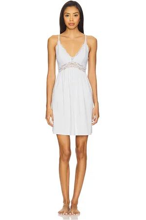 Eberjey Mariana The Mademoiselle Chemise in Baby Blue. - size L (also in M, S, XL, XS)