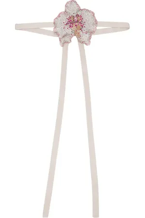 Nue Studio Orchid Crystal Choker in Nude.