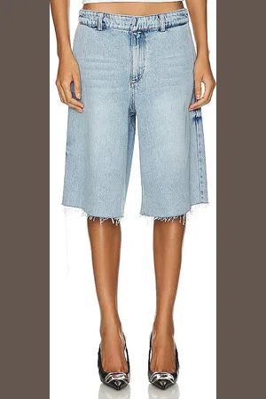 SER.O.YA Trelles Short in Denim-Light. - size 27 (also in 29, 32)