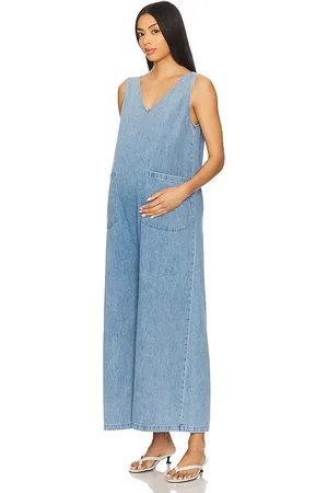 Bumpsuit Oversized Denim Jumpsuit in Blue. - size S (also in XL)