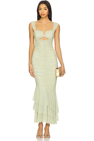 Michael Costello X REVOLVE Hilary Gown in Green. - size L (also in M, S, XL, XS, XXS)
