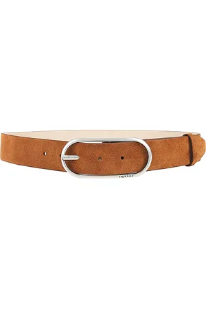 RAG&BONE Rounded Rebound Belt in Brown. - size L (also in M, S, XS)