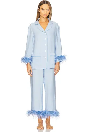 Sleeper Party Pajama Set with Double Feathers in Baby . - size M (also in S, XS)