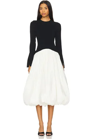 Simkhai Kenlie Midi Dress in Black. - size M (also in S)
