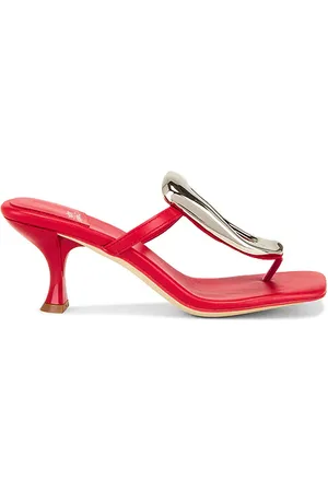 Jeffrey Campbell Linq-Up-2 Sandal in Red. - size 10 (also in 6, 6.5, 7, 7.5, 8, 8.5, 9, 9.5)