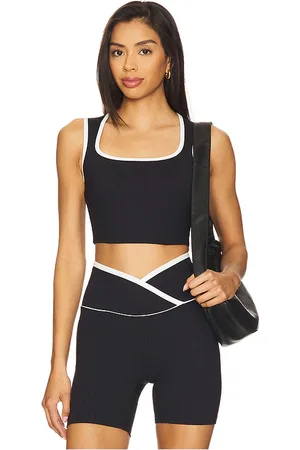 YEAR OF OURS Ribbed Diana Sports Bra in Black. - size L (also in M, S, XL, XS)