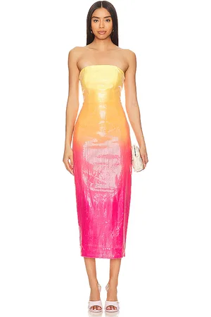 Runaway The Label Malibu Strapless Dress in Pink. - size XL (also in XS)