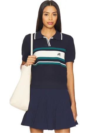 【MALBON GOLF】 Domenica Polo T-Shirt R6336 Malbon Golf Clothing | FASHIOLA.com