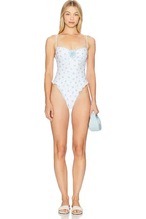 Tularosa Jeanne One Piece in Baby Blue. - size L (also in M, S, XL, XS, XXS)