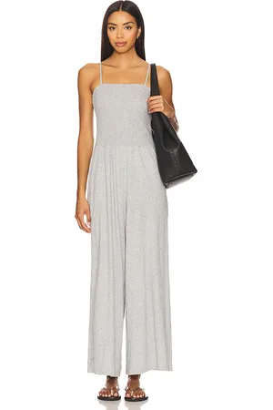 Bobi Jumpsuit in Light Grey. - size L (also in M, S, XL)