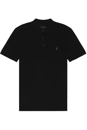 AllSaints Mode Merino Short Sleeve Polo in . - size L (also in M, S, XL/1X)
