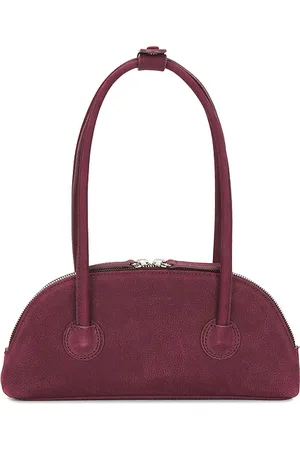 MARGE SHERWOOD Bessette Shoulder Bag in Wine.