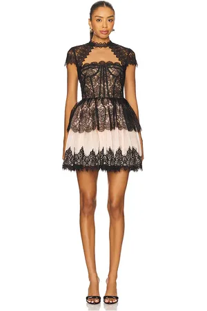 Bronx and Banco Daphne Mini Dress in Black,Pink. - size M (also in S, XL)