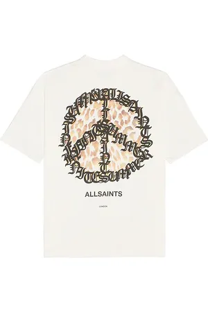 AllSaints Incessant Crew Neck Tee in White. - size L (also in M, S, XL/1X)