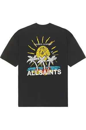 AllSaints Cove Crew Neck Tee in Black. - size L (also in M, S, XL/1X)