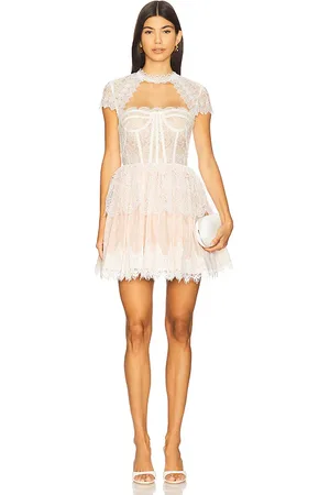 Bronx and Banco Daphne Mini Dress in Ivory. - size L (also in M, S, XS)