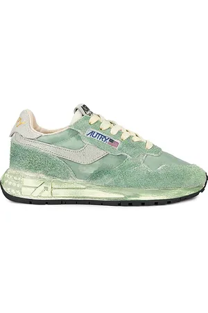 Autry Reelwind Super Vintage Low Sneaker in Green. - size 36 (also in 37, 38, 39, 40, 41)