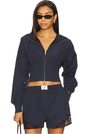 FLEUR DU MAL Trackstar Jacket in Navy. - size M (also in S, XS)