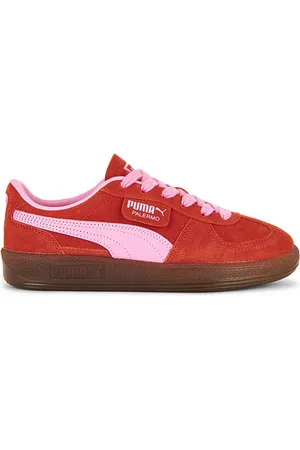 PUMA Palermo Sneaker in Red. - size 10 (also in 6, 6.5, 7, 7.5, 8, 8.5, 9, 9.5)