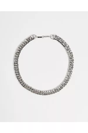 River Island Mens Silver colour chain Necklace