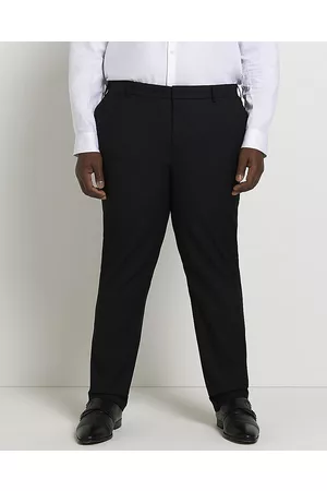 River Island Mens Big & Tall Slim fit Twill Suit pants