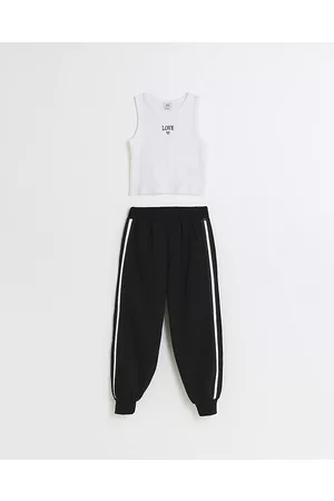 River Island Girls Tracksuits - Girls Tank Top And Joggers Set