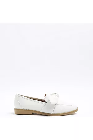River Island Women Loafers - Womens Bow Detail Loafers
