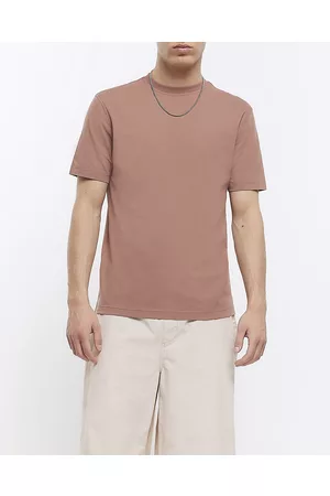 River Island Men T-Shirts - Mens Slim Fit T-Shirt