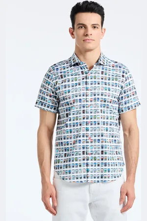 Robert Graham Paradis Portal Short Sleeve Button Down Shirt