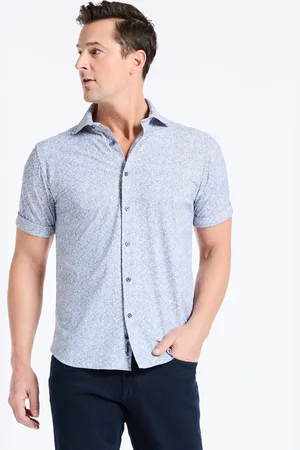 Robert Graham Scrawl Short Sleeve Button Down Shirt