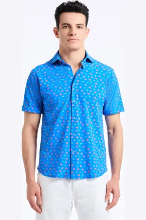 Robert Graham Lobster Roll Short Sleeve Button Down Shirt