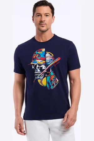 Robert Graham Skull Slugger Short Sleeve T-shirt