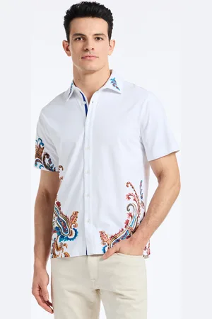 Robert Graham Ficano Short Sleeve Button Down Shirt