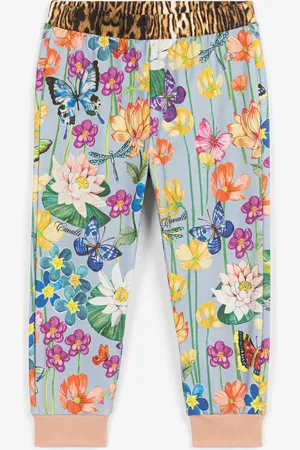 Roberto Cavalli Flower-print Sweatpants - Female Ready To Wear 02a