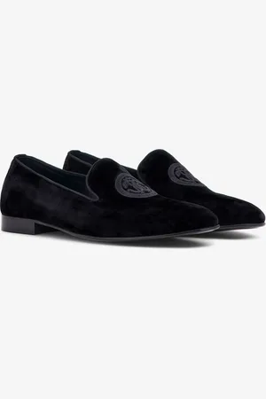 Roberto Cavalli Loafers With Logo - Male Loafers & Moccasins 42