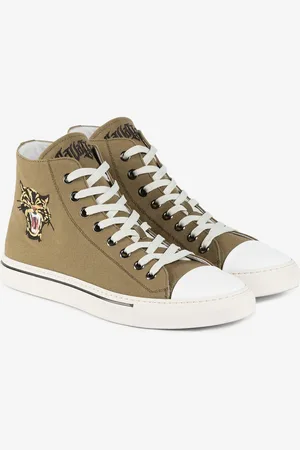 Roberto Cavalli Embroidered-motif High-top Sneakers - Male Sneakers 42