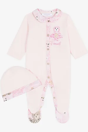 Roberto Cavalli Teddy Bear-print Cotton Babygrow Set - Ready To Wear 03m