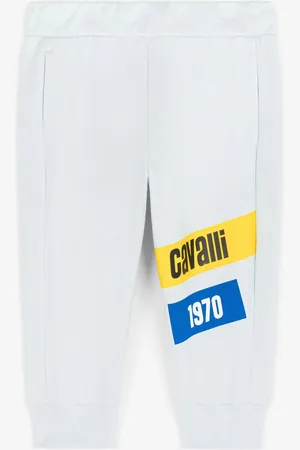 Roberto Cavalli Logo-print Cotton Sweatpants - Male Ready To Wear 06m