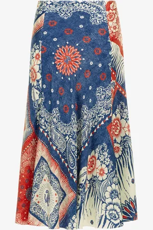 Roberto Cavalli Bandana Print Skirt - Female Skirts 38