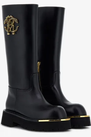 Roberto Cavalli Logo-embellished Boots - Female Boots & Booties 41