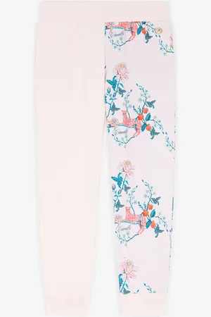 Roberto Cavalli Floral-print Cotton Sweatpants - Female Ready To Wear 08a