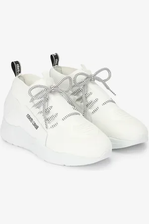 Roberto Cavalli Man Leather Running Shoes - Male Runners 39