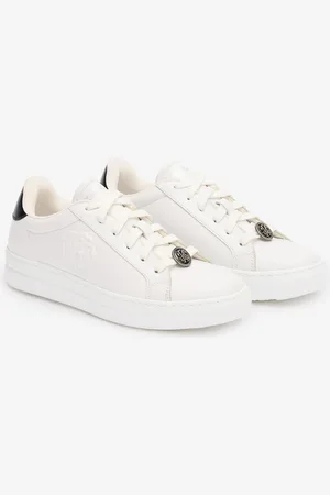 Roberto Cavalli Sneakers With Mirror Snake Monogram - Female Sneakers 35