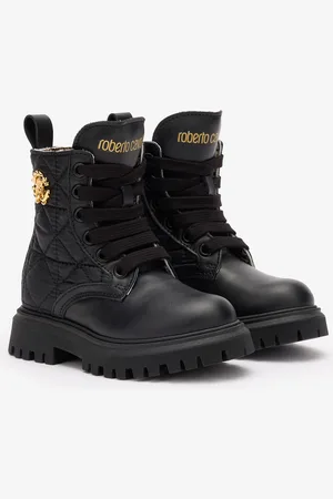 Roberto Cavalli Boots With Rc Monogram - Girl Shoes 36